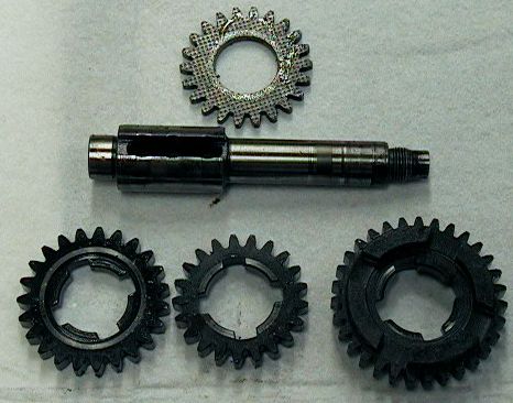 Hauptwelle des 3-Gang Motors