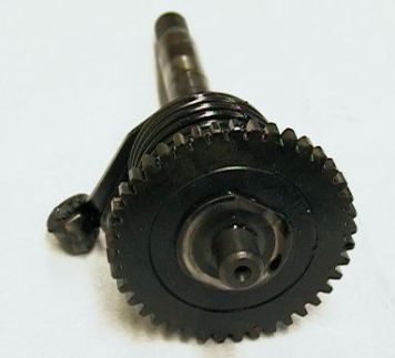 Kickstarterwelle mit defektem Anschlag