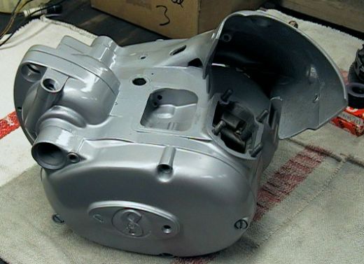 Frisch lackiertes Gehuse